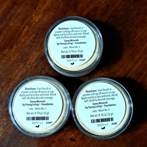 (3)Warm #1 Savvy minerals foundation